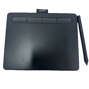 Wacom Intuos Graphics Drawing Tablet, Small 7.9"x 6.3", Black, CTL4100